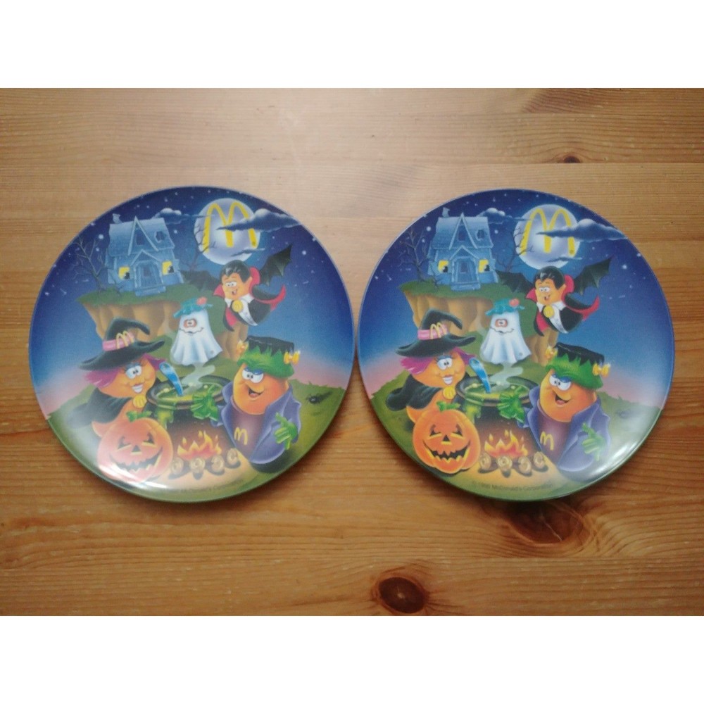 Vintage McDonald Halloween Plates